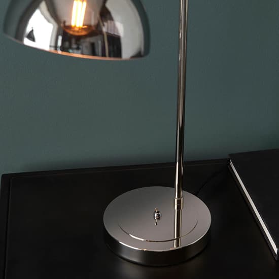 Chico Task Smoked Glass Shade Table Lamp In Bright Nickel_5