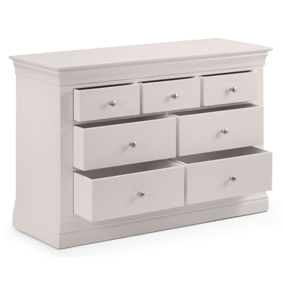 Calida Wide Wooden Chest Of 7 Drawers In Light Grey_3