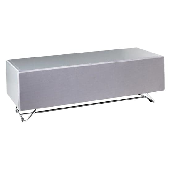 Chroma High Gloss TV Stand With Steel Frame In Grey_3