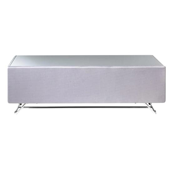 Chroma High Gloss TV Stand With Steel Frame In Grey_4