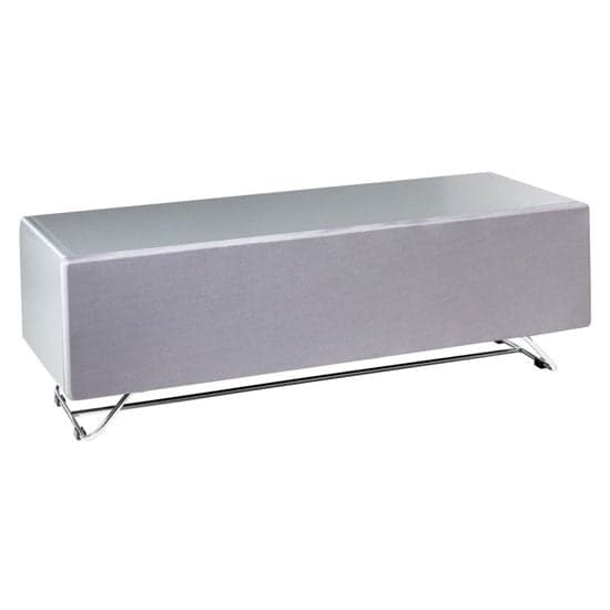 Clutton TV Stand In Grey High Gloss With Speaker Mesh Front_3