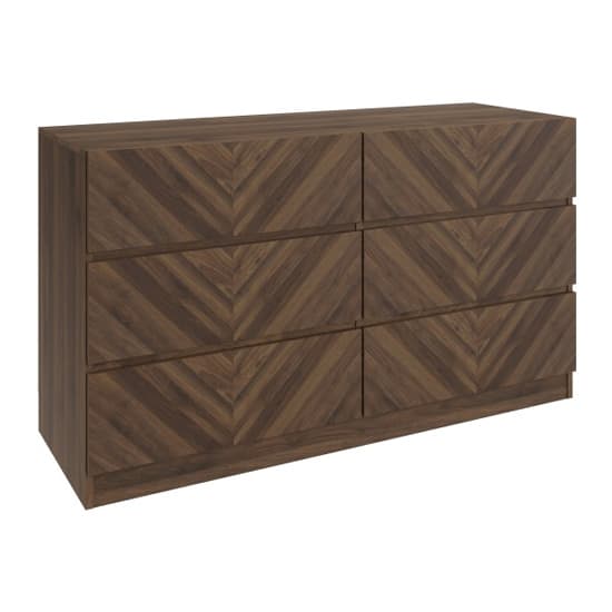 Ciana Wooden Chest Of 6 Drawers In Royal Walnut_3