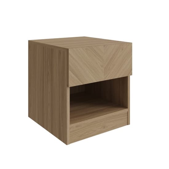 Cianna Wooden Lamp Table With 1 Drawer In Euro Oak_2