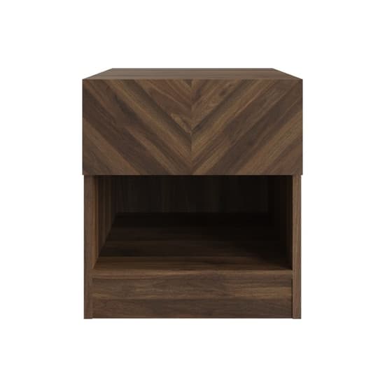 Cianna Wooden Lamp Table With 1 Drawer In Royal Walnut_4