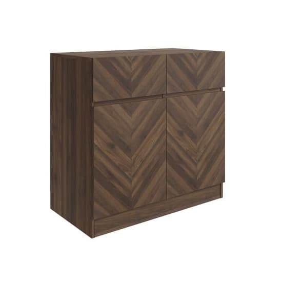 Cianna Wooden Sideboard With 2 Doors 2 Drawers In Royal Walnut_2