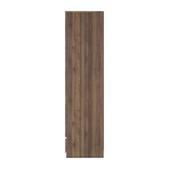 Cianna Wooden Wardrobe With 2 Doors 1 Drawer In Royal Walnut_3