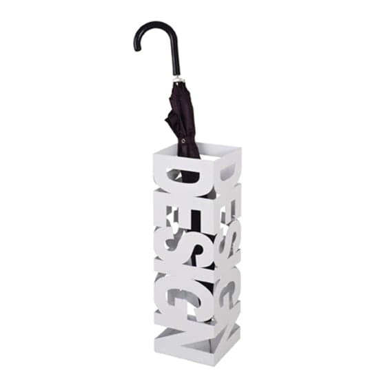 Cibecue Metal Design Style Umbrella Stand In White_1