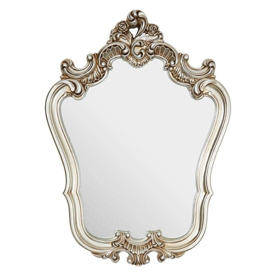 Cikroya Rose Crest Wall Bedroom Mirror In Champagne Frame_1