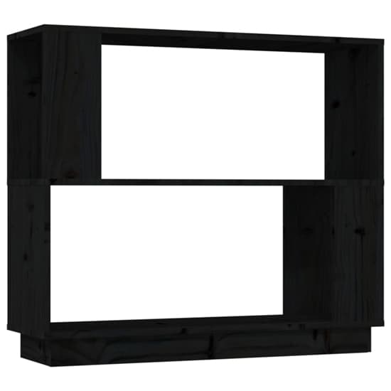 Ciniod Pinewood Bookcase And Room Divider In Black_3