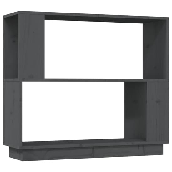Ciniod Pinewood Bookcase And Room Divider In Grey_3