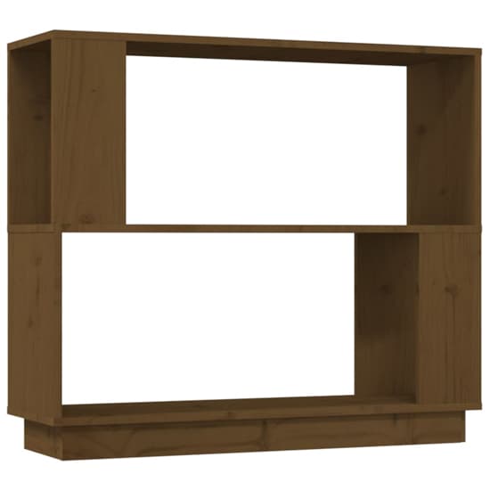 Ciniod Pinewood Bookcase And Room Divider In Honey Brown_3