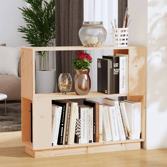 Ciniod Pinewood Bookcase And Room Divider In Natural_2