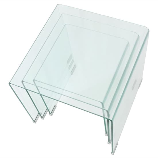 Ciqala Glass Nest Of 3 Tables In Clear_4