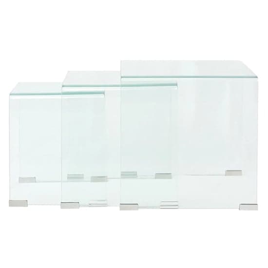 Ciqala Glass Nest Of 3 Tables In Clear_6