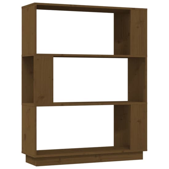 Civilla Pinewood Bookcase And Room Divider In Honey Brown_3