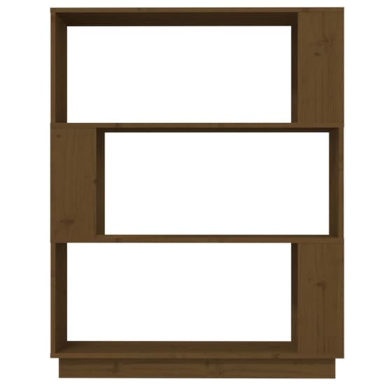 Civilla Pinewood Bookcase And Room Divider In Honey Brown_4