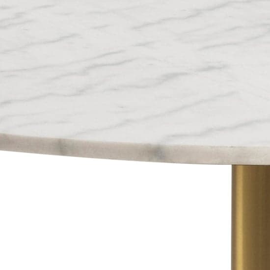 Clarkston Marble Dining Table Large With Brass Base In White_2