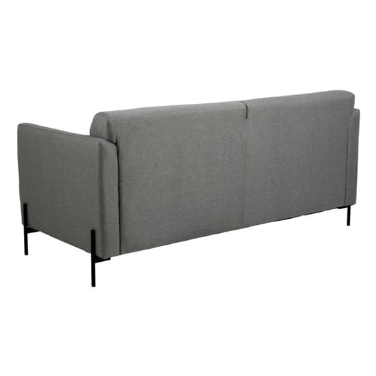 Clarksville Fabric 2 Seater Sofa In Light Grey_3