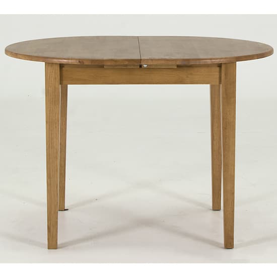 Clemson Oval Wooden Extending Dining Table In Natural_3