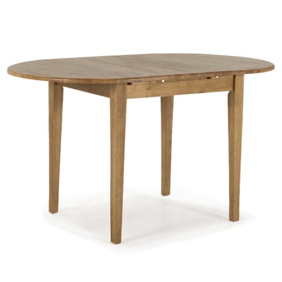 Clemson Oval Wooden Extending Dining Table In Natural_1