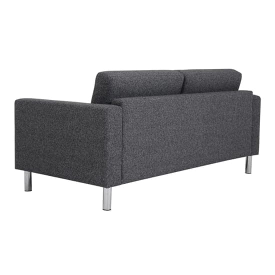Clesto Fabric Upholstered 2 Seater Sofa In Anthracite_3
