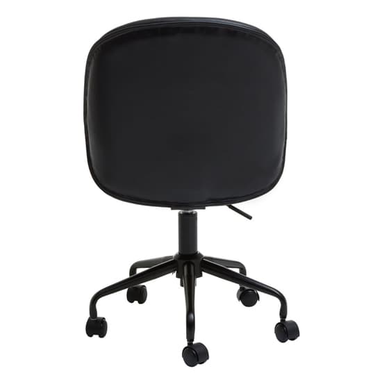 Clintons Leather Home And Office Chair In Black_4
