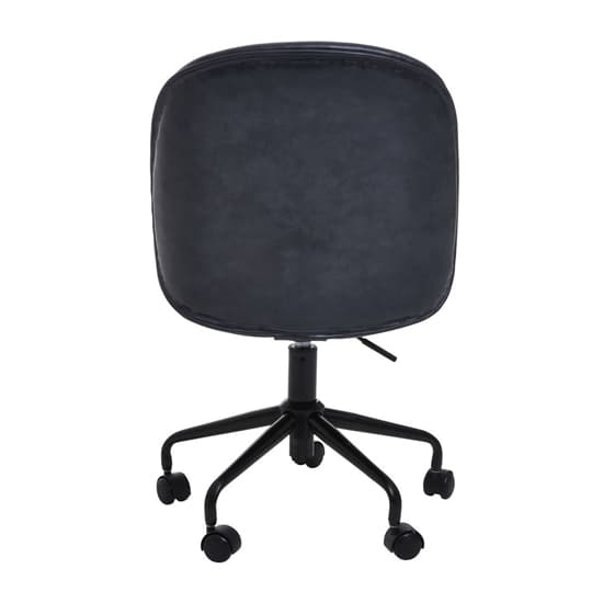 Clintons Leather Home And Office Chair In Grey_4