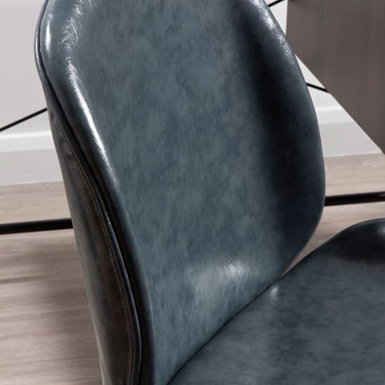 Clintons Leather Home And Office Chair In Grey_5