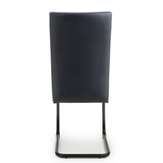 Clisson Black Leather Effect Dining Chairs In Pair_6