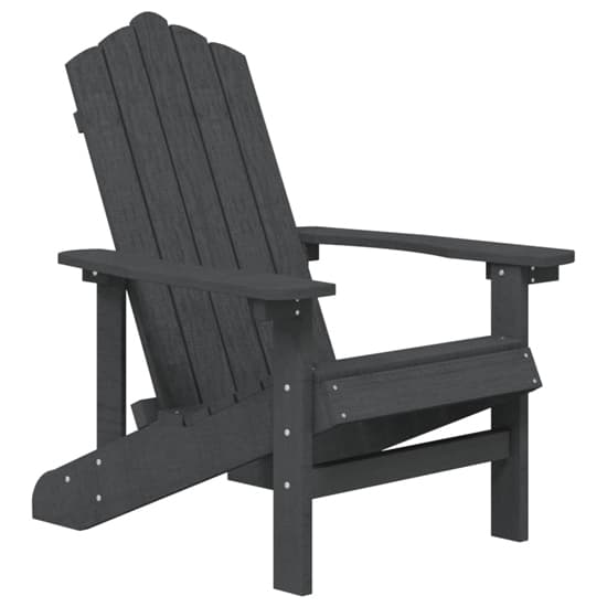 Clover Anthracite HDPE Garden Seating Chairs In Pair_3