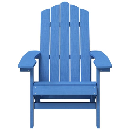 Clover Aqua Blue HDPE Garden Seating Chairs In Pair_4