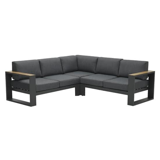 Cobe Corner Sofa Group With Armchair And Ottoman In Charcoal_8