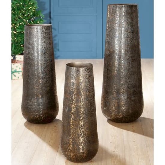 Cobre Aluminium Medium Decorative Vase In Copper_2