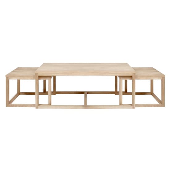 Cocoa Wooden Set Of 3 Coffee Tables In Oak_3