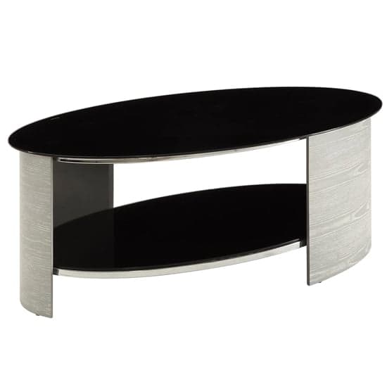 Cohen Glass Coffee Table Oval In Black And Grey Ash_2
