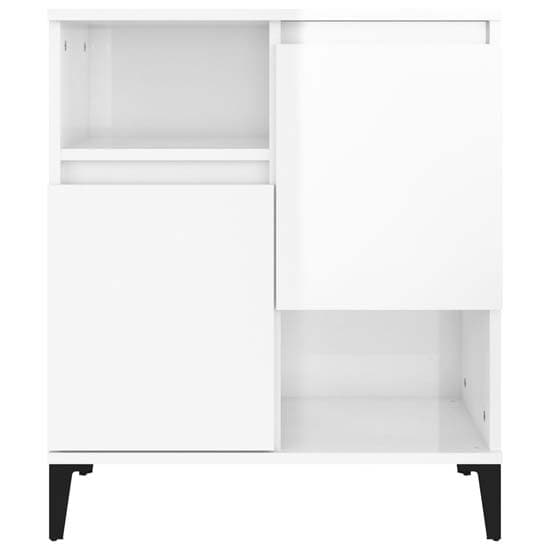 Coimbra High Gloss Sideboard With 6 Doors In White_5