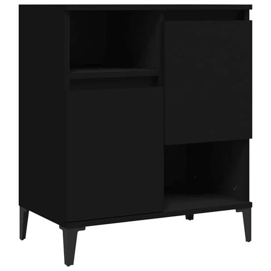 Coimbra Wooden Sideboard With 6 Doors In Black_4