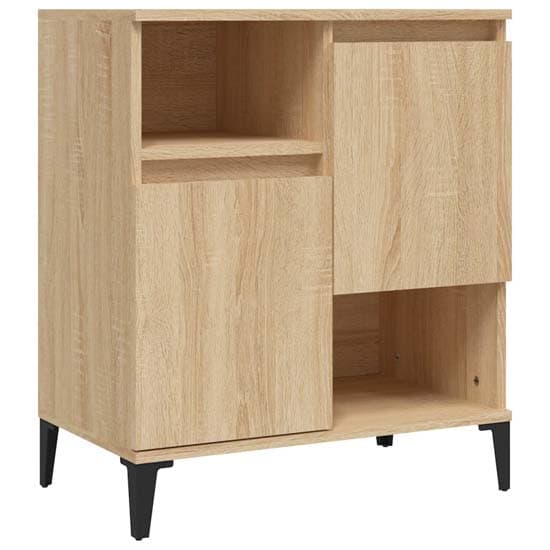 Coimbra Wooden Sideboard With 6 Doors In Sonoma Oak_4