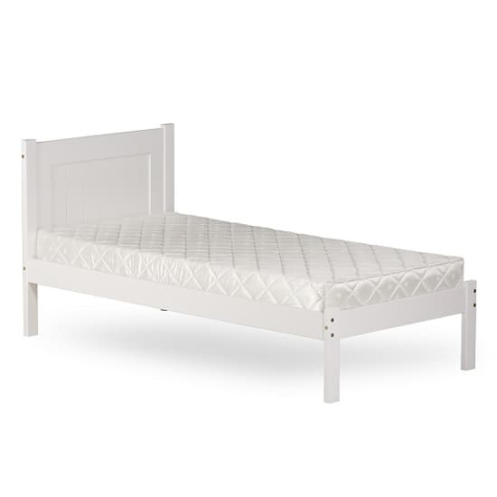 Colman Wooden Single Bed In White_2