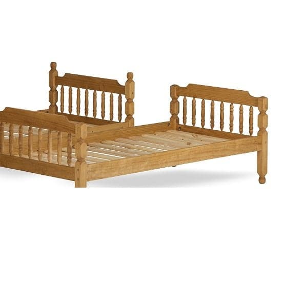 Colonial Wooden Single Bunk Bed In Waxed Pine_4