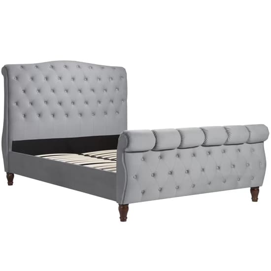 Colora Fabric King Size Bed In Grey_3