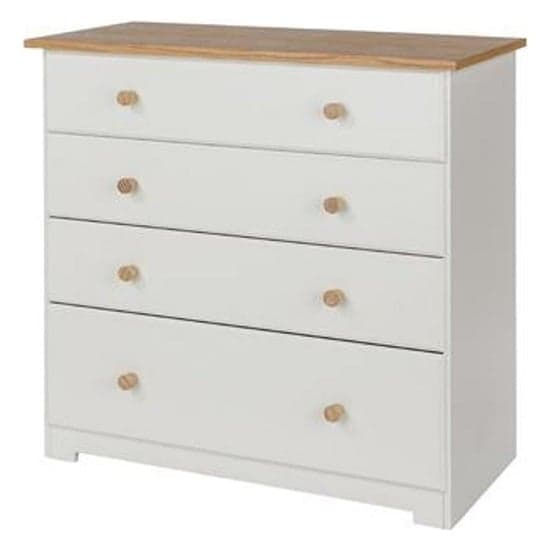 Chorley Small Chest Of Drawers In White And Soft Cream_1