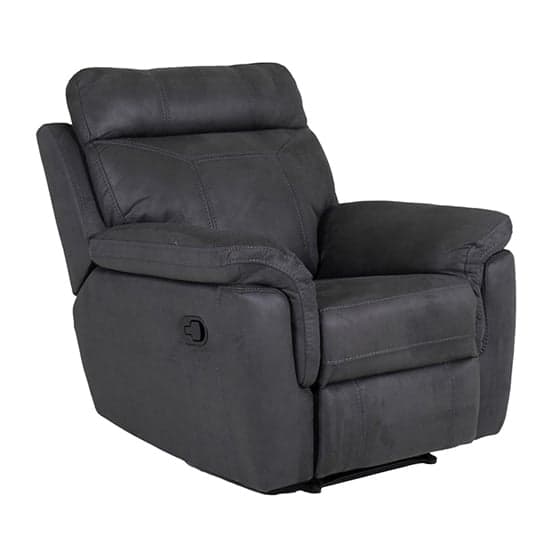 Colyton Fabric Recliner 1 Seater Sofa In Azul_1