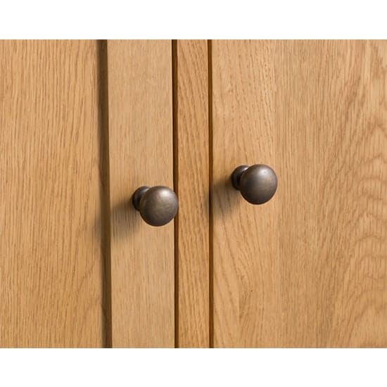 Concan Wooden 2 Doors And 1 Drawer Sideboard In Medium Oak_2