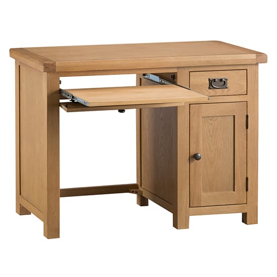 Concan Wooden Computer Desk In Medium Oak_3