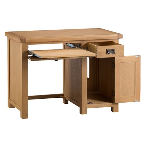 Concan Wooden Computer Desk In Medium Oak_4
