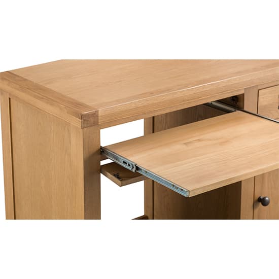 Concan Wooden Computer Desk In Medium Oak_6