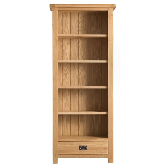 Concan Medium Wooden Bookcase In Medium Oak_3