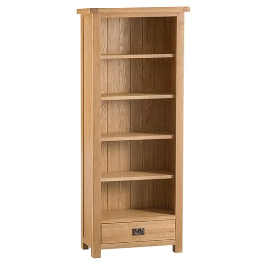 Concan Medium Wooden Bookcase In Medium Oak_1
