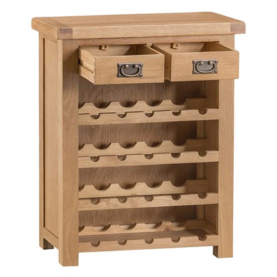Concan Wooden Wine Cabinet In Medium Oak_2